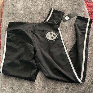 NFL Black Steelers Leggings